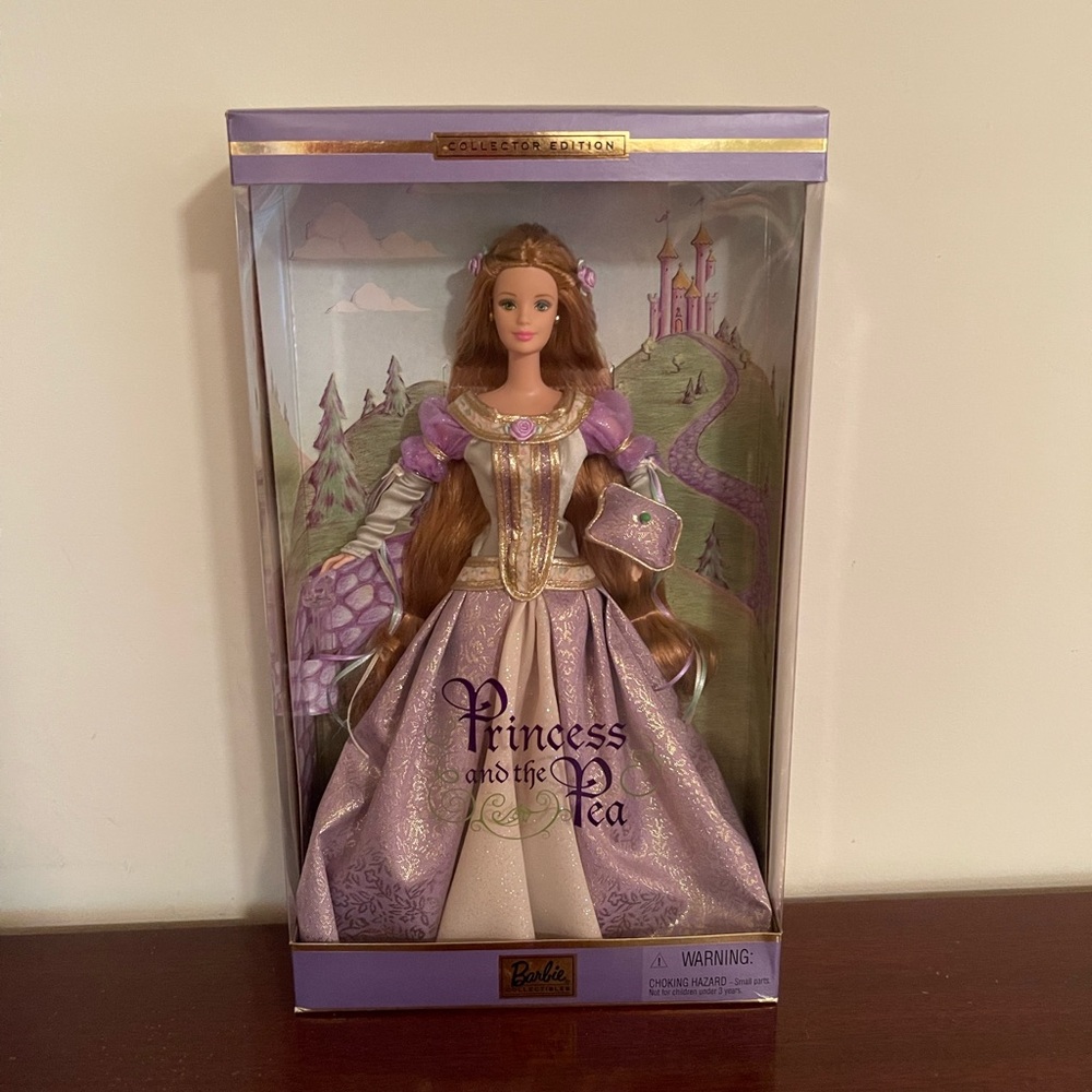 Barbie Princess and the Pea Doll - Purple and White